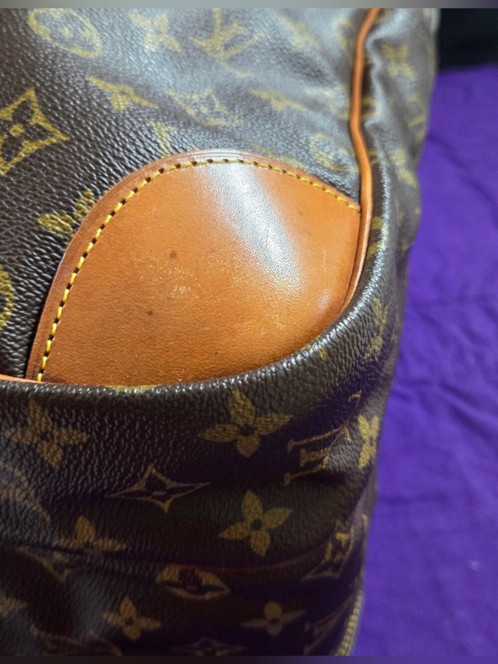 ✨Final✨ Louis Vuitton Rare Vintage
Monogram Sac Trois Poche 55
Travel Bag w/COA - Picture 9 of 16